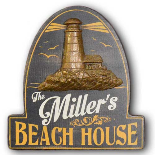 Beach House Personalized Sign - Gifts for Her