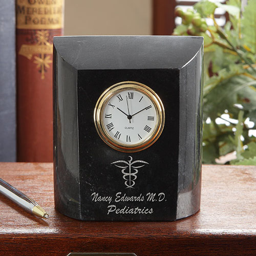 thank you gifts for doctors personalized desk clock