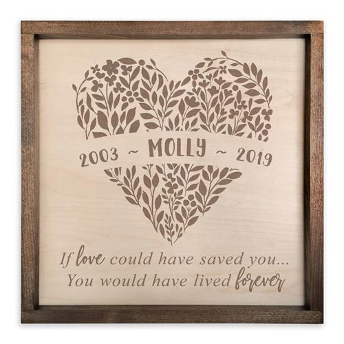 Memorial Plaque Sympathy Gift