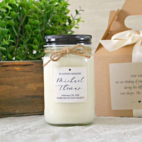 Personalized Memorial Candle