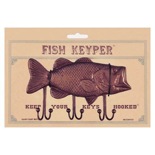 Gifts for Boat Owners: Bass Fish Key Rack