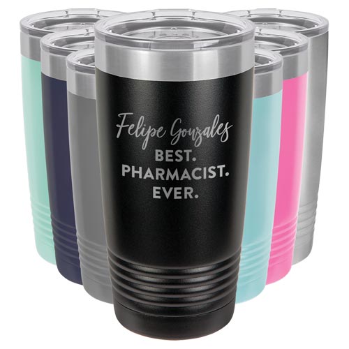 Personalized Tumbler Mug Pharmacist Gift Idea