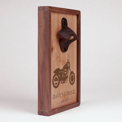 Motorcycle Wall Mounted Bottle Opener