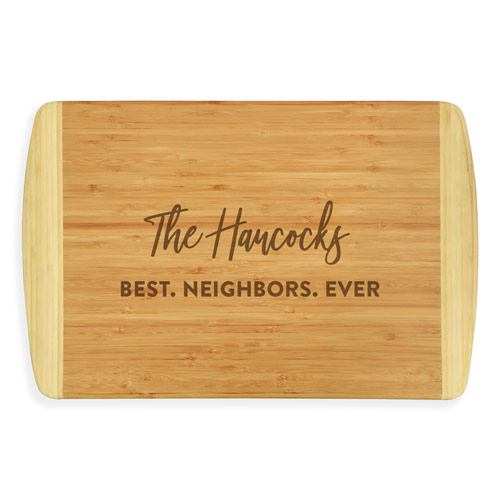 Best Neighbor Gifts - Personalized Cutting Board