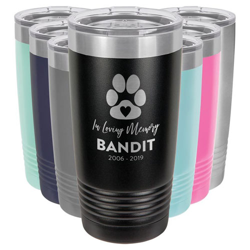 Dog Memorial Gifts - Personalized Tumbler