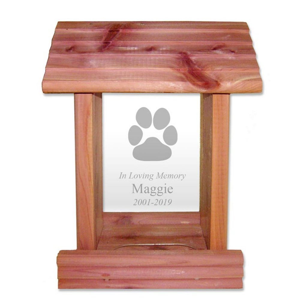 Personalized Bird Feeder for Dog Memorial