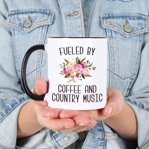 Fueled By Coffee and Country Music Mug