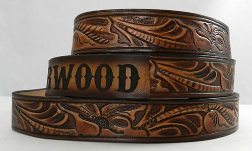 Custom Leather Belt