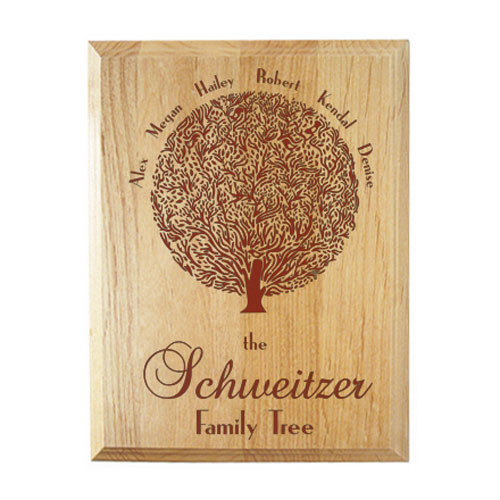 Personalized Alder Wood Plaque