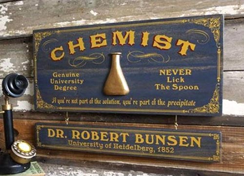 Chemistry Gifts - Customized Scientist Plaque