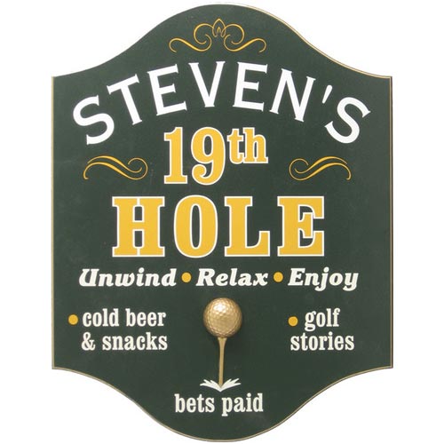 Personalized 19th Hole Pub Sign