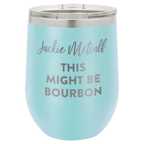 Personalized Travel Tumbler for Bourbon