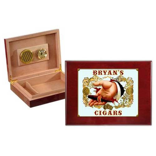 Personalized Cigar Box
