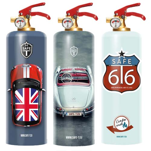 Designer Fire Extinguishers for Car Enthusiasts