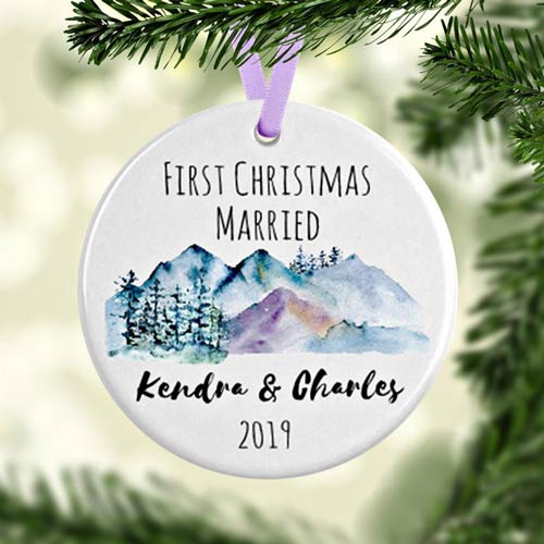 Holiday Gifts for Couples - Personalized Ornament