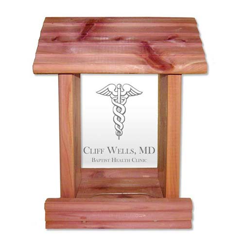 Custom Engraved Bird Feeder Orthodontist Gift