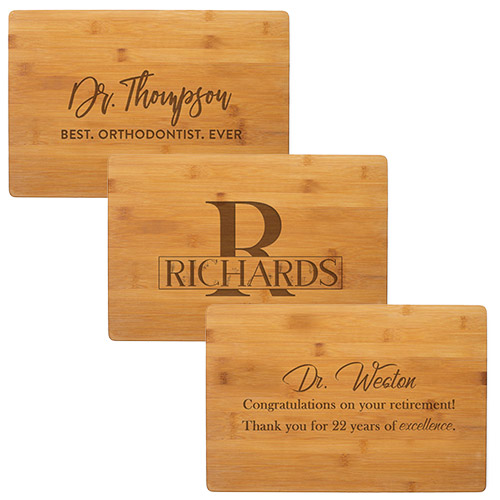 Personalized Orthodontist Gifts Cutting Board