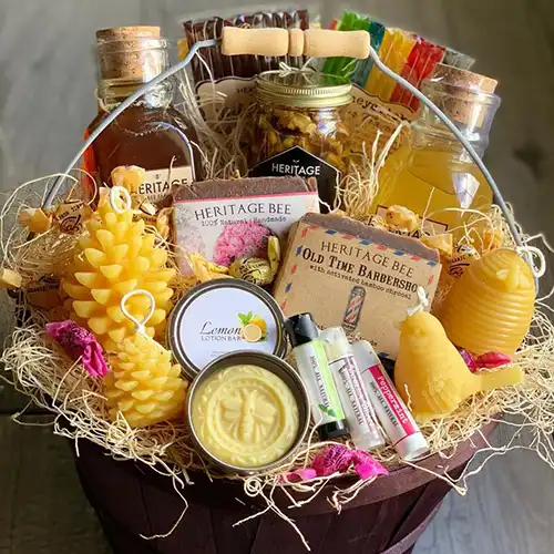 Raw Honey Gift Basket