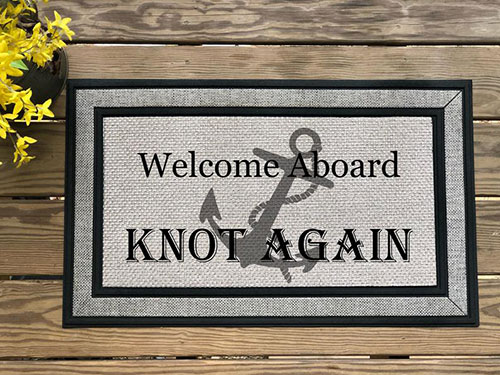 Fishing Boat Welcome Mat