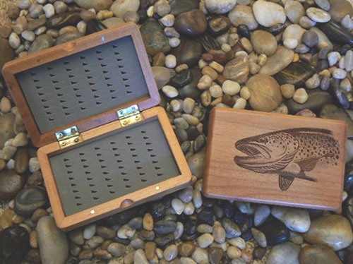 Fisherman Gifts: Engraved Fly Fishing Box