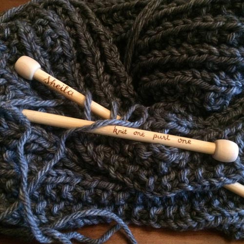 Customized Knitting Needles Yarn Lover Gift