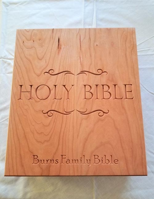 Personalized family keepsake Bible gift idea