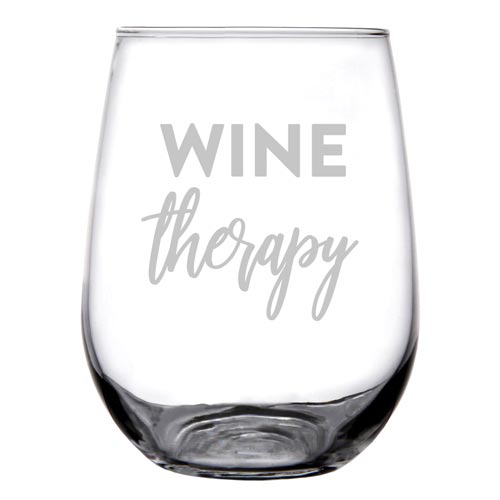 Personalized Stemless Wine Glass Gift for SLP