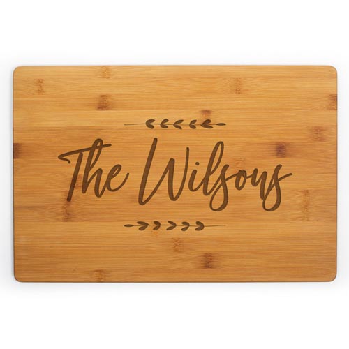 Personalized Family Name Cutting Board