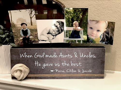 Christmas Gifts for Aunt, Personalized Picture Frame, Christmas Gift From  Niece, Uncle Gift, Aunt Gifts, Gifts From Niece, Aunt and Niece - Etsy