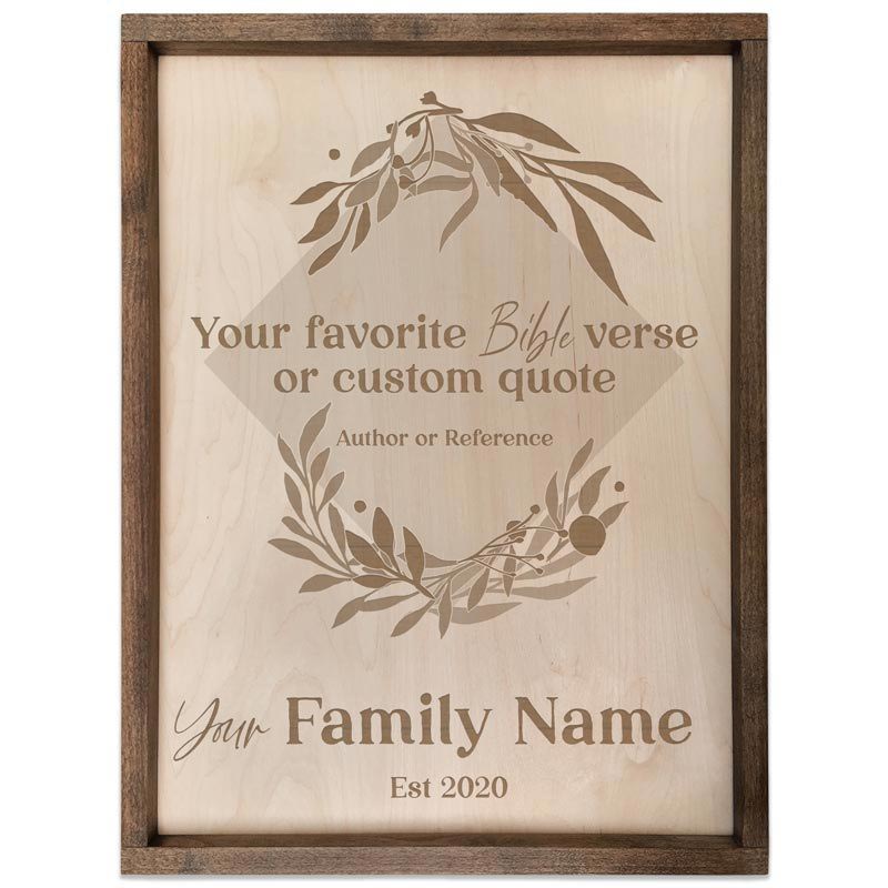 Best Gifts for a Sentimental Friend - Family Name Sign