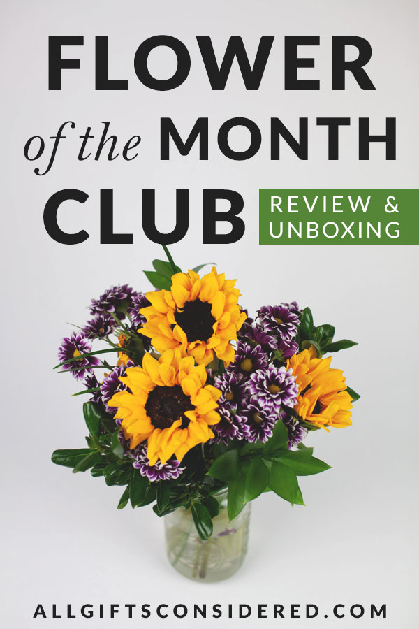 Flower of the Month Delivery - Review