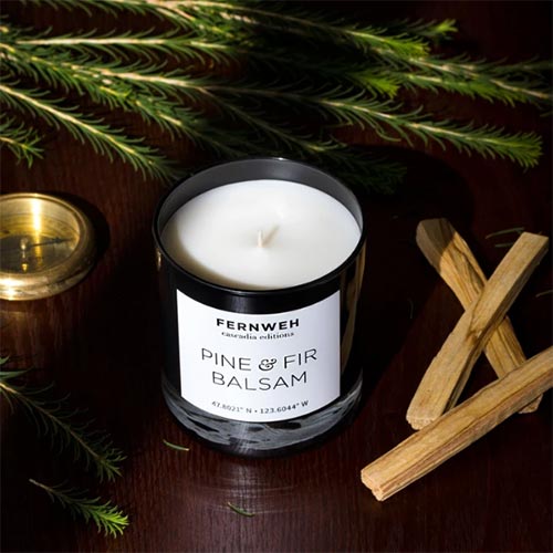 Pine and Fir Balsam scented candle