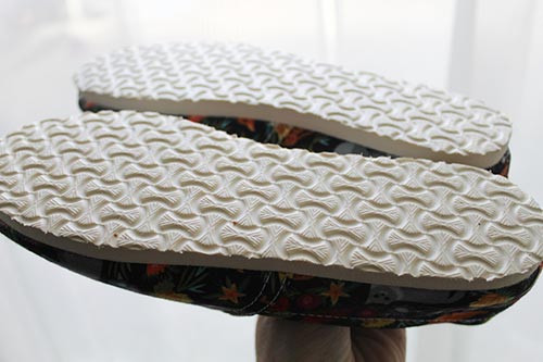 EVA outsoles provide traction