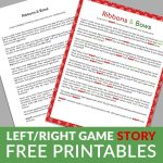 Left-Right Game Gift Exchange [+5 Free Printable Stories] » All Gifts ...