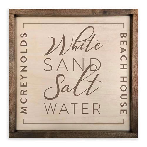 Personalized Beach House Sign: Perfect Gift for Their 40th Birthday