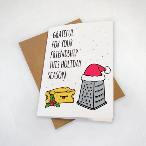 Grateful for your friendship this holiday season