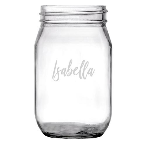 Personalized Mason Jars for Their 21st Birthday