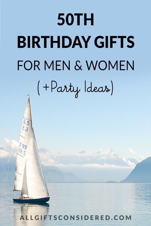 50th Birthday Gifts for Men & Women