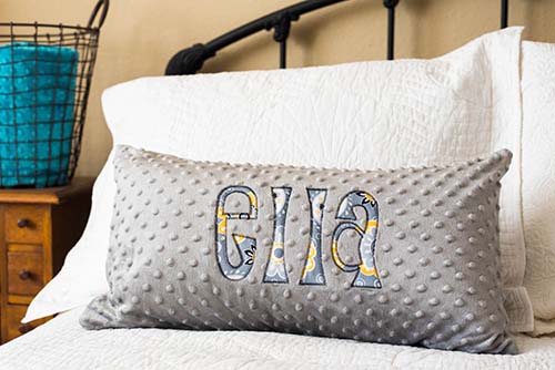 Embroidered Pillows - 13 Year Old Girl Gifts