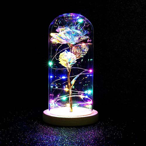 LED Galaxy Rose