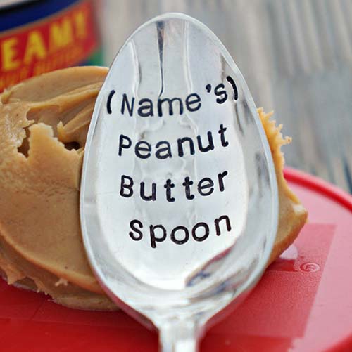 His Peanut Butter Spoon
