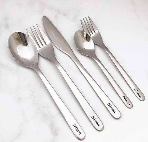 Personalized Silverware - 16th Anniversary Gifts
