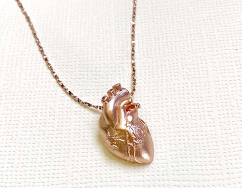 Anatomically Correct Heart Necklace