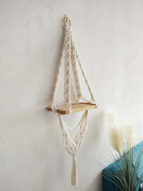 Macramé Wall Haning Shelf - Christmas Gift Ideas