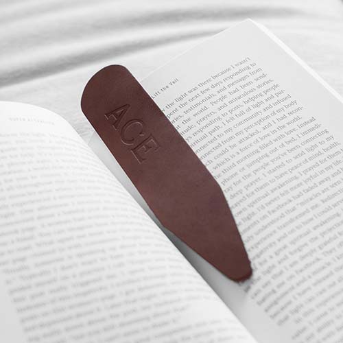 Monogrammed Bookmark