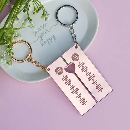 Spotify Code Keychain - Personalized Gifts for Him