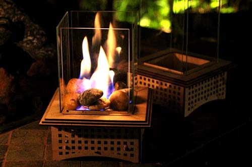 Table Top Glass Fireplace