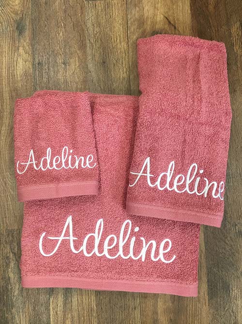 Personalized Bath Towels - Bathroom Gifts