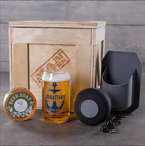 Shower Beer Crate - Bathroom Gifts