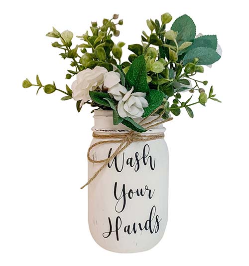 Wash Your Hands Decorative Pot - Bathroom Gifts